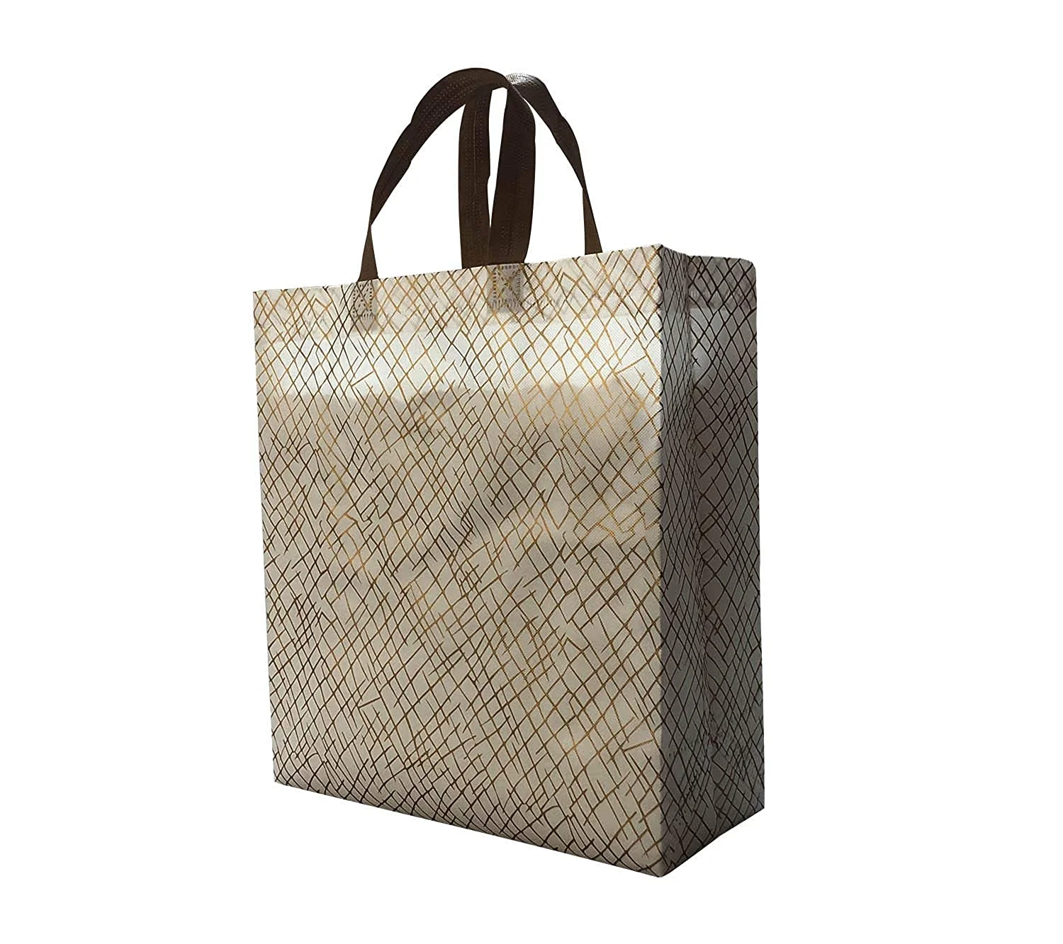 Eco friendly shopping non woven handle bag with custom size and print