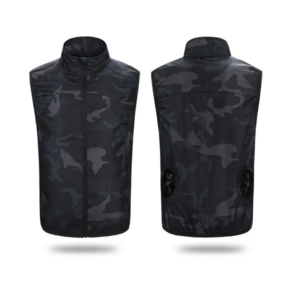 
fan vest vest smart fan cooling clothing men quick drying adjustable size heat prevention cool clothes 