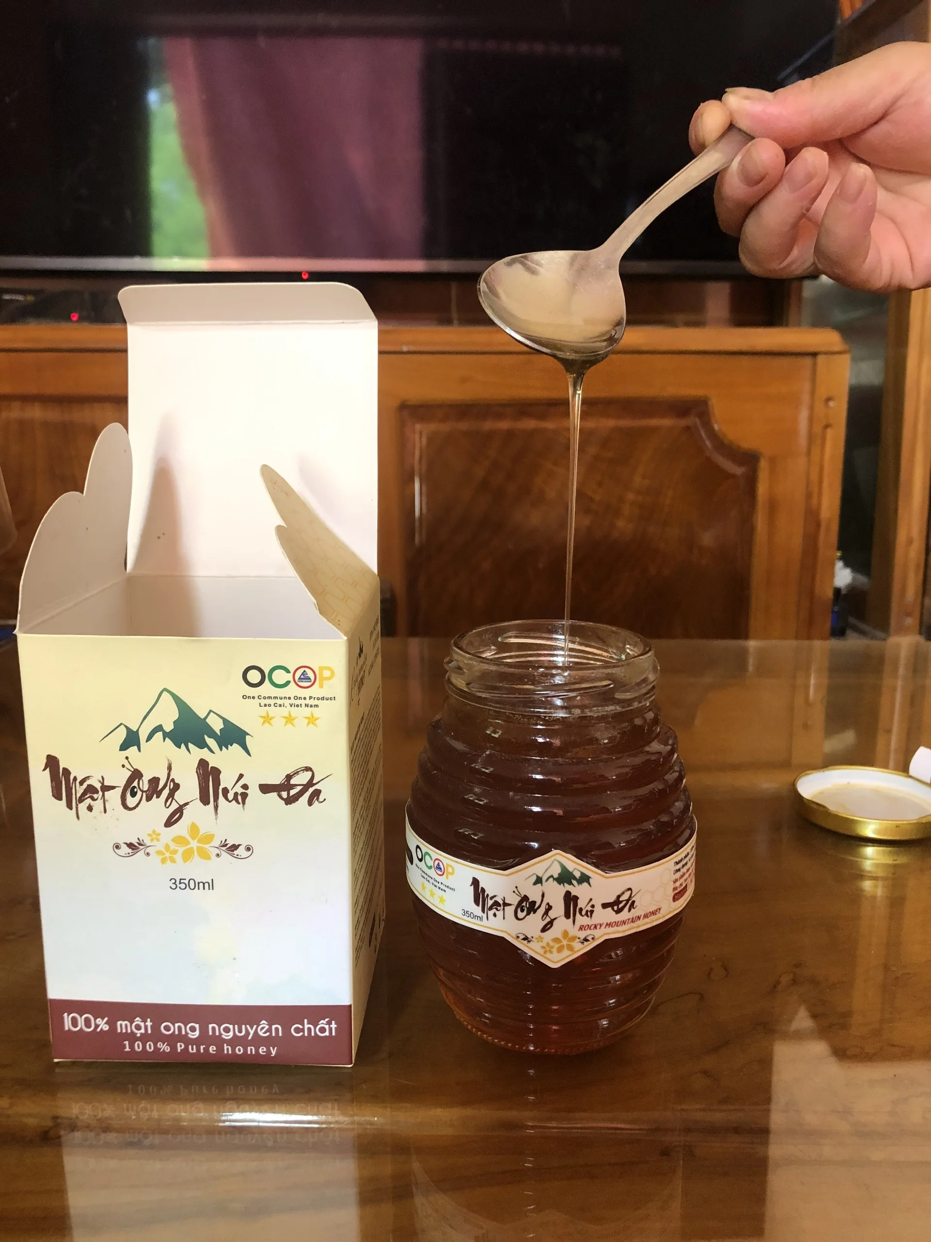 
Honey Jar 350ml Rocky Mountain Honey High Quality Brand Hot Sell Product 100% Natural Bee Raw Honey 