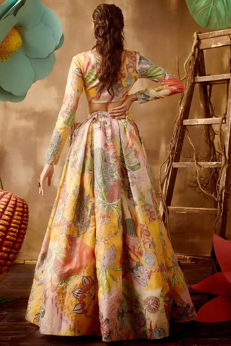 Designer Velvet lehenga work all over for women for wedding Dresses Bride online shopping surat,india