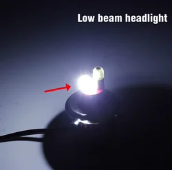 P&D Factory supplier led 360 headlight f9b 4 side h4 chip car led headlight