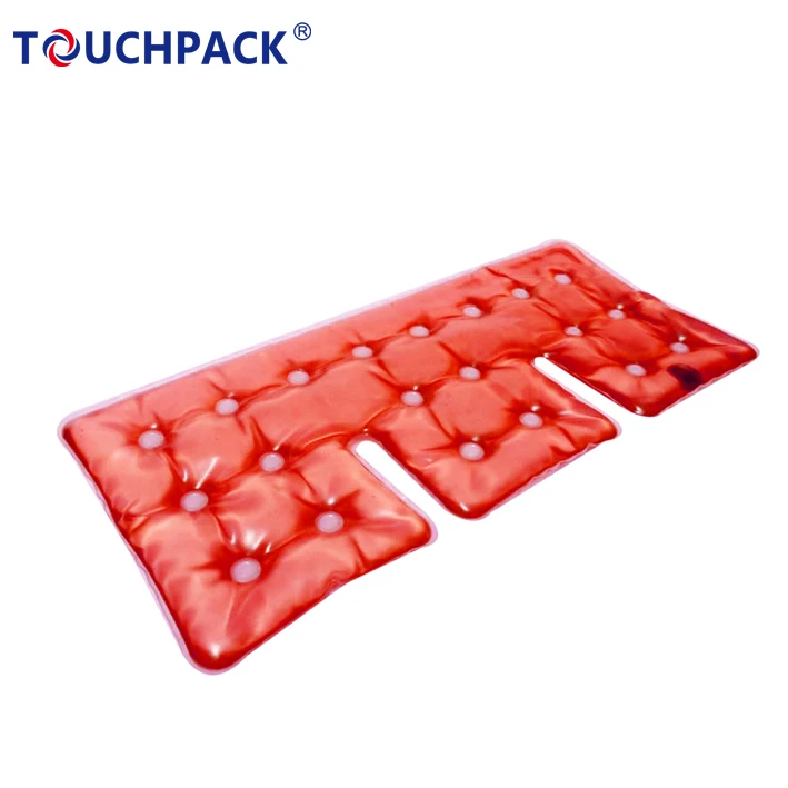 E shape Hot cold pack body comfort click reusable heating pad for neck and shoulder