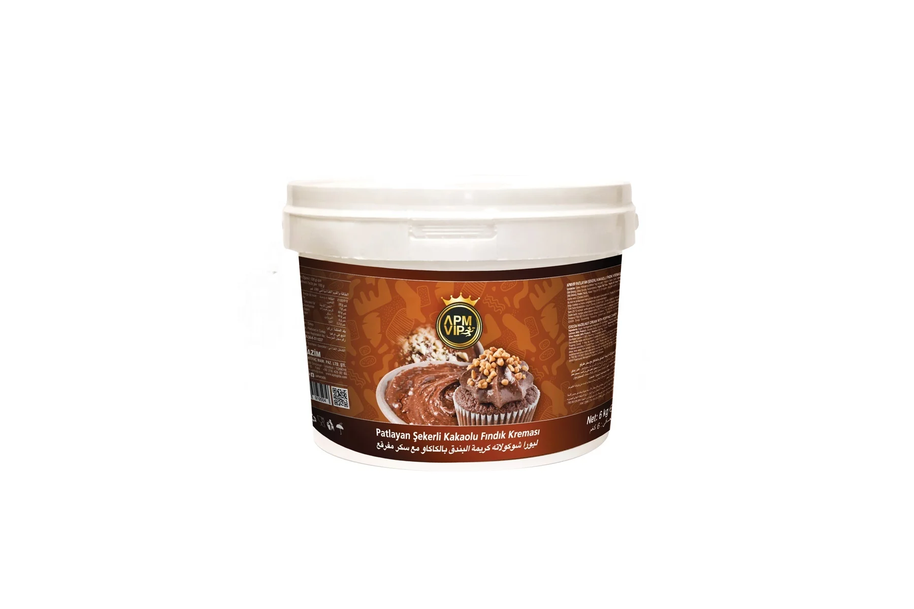 APM Cocoa Hazelnut Cream With Popping Candy For Pastry And Confectionery Sectors