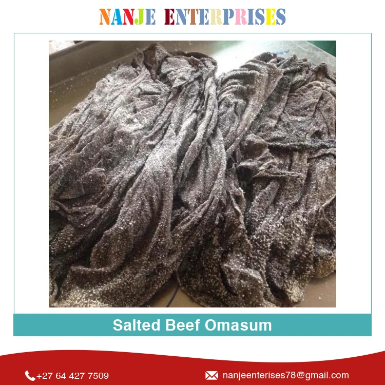 Хит продаж сушеная сертифицированная замороженная говядина Omasum/обработанная Omasum/соленая