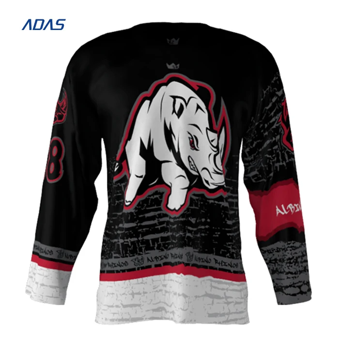 Top Quality Sublimated Ice Hockey Jersey Customized Designs Logos And Best Custom Material Cheap Wholesale Price