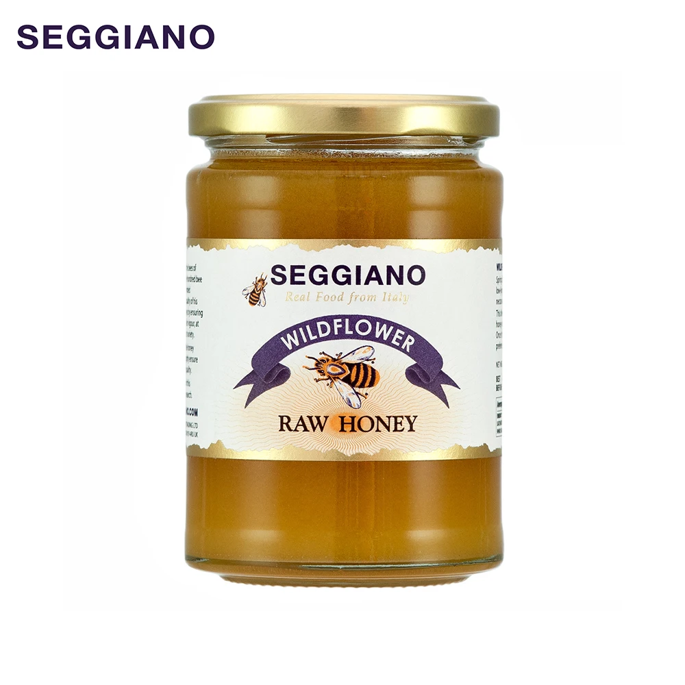 2021 Hot Selling Market Price Pure Honey Seggiano Wildflower Raw Honey 500g