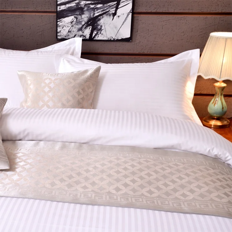 5 Star Luxury 1000 Thread Count Cotton White Bed Linen Hotel Sheets