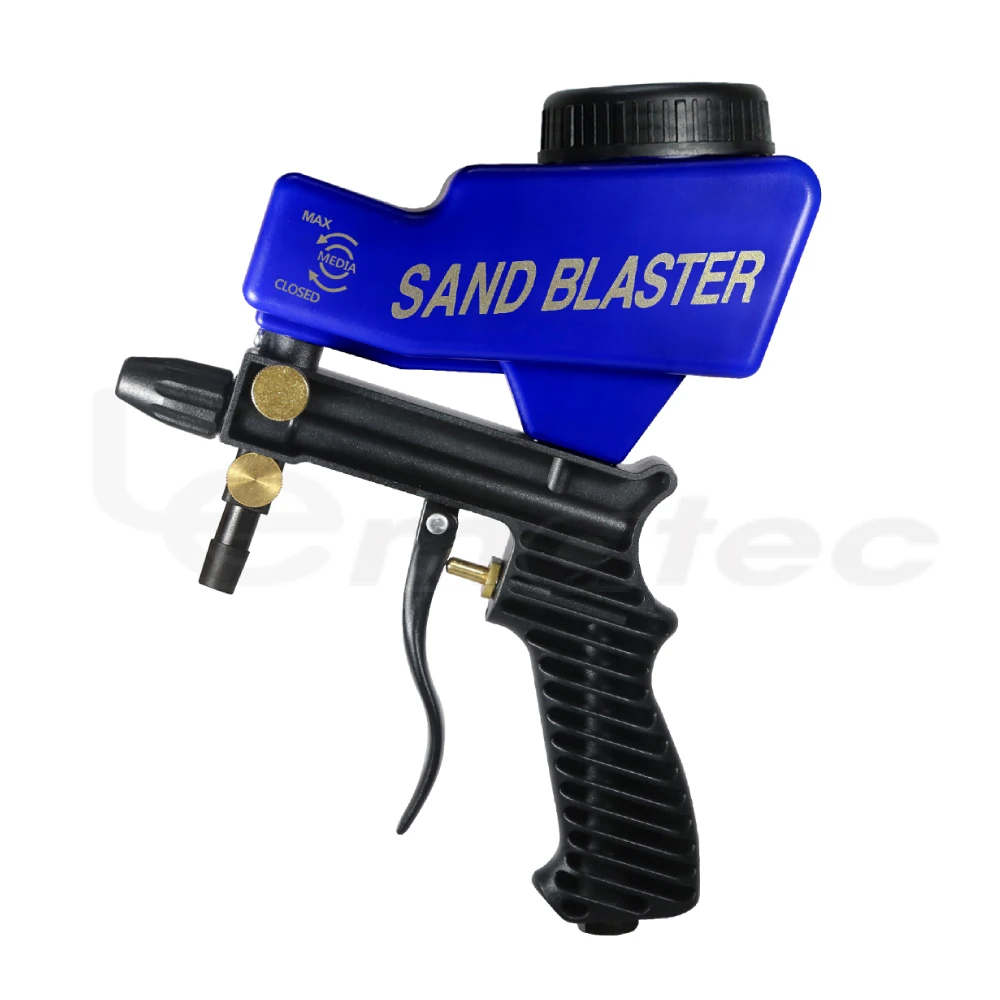 Pneumatic Glass Sandblasting Gun With Sand Hose Lematec Taiwan Made