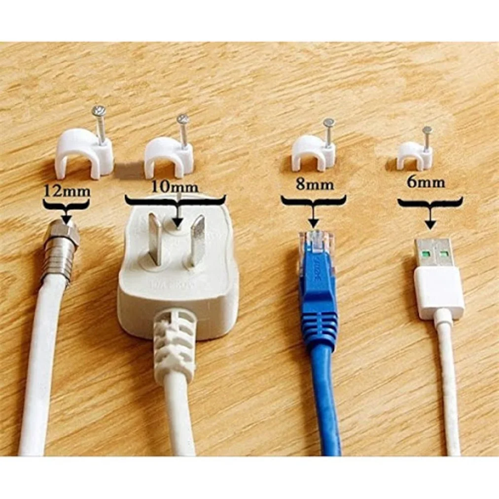  Экологически чистый индивидуальный пластиковый самоблокирующийся круглый кабель для ногтей 8 мм