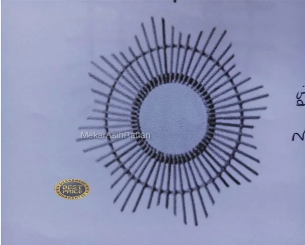 authentic handicraft frame rattan mirror for decoration homedecor high quality Bali indonesia style