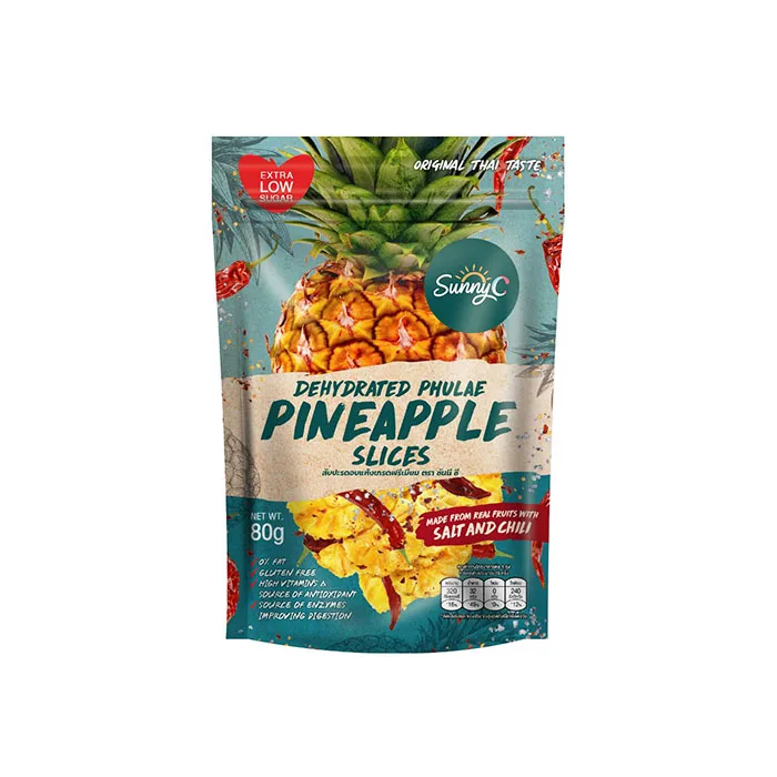 High Quality Best Seller Dried (PHULAE) Pineapple with Salt and Chilli Product from Thailand