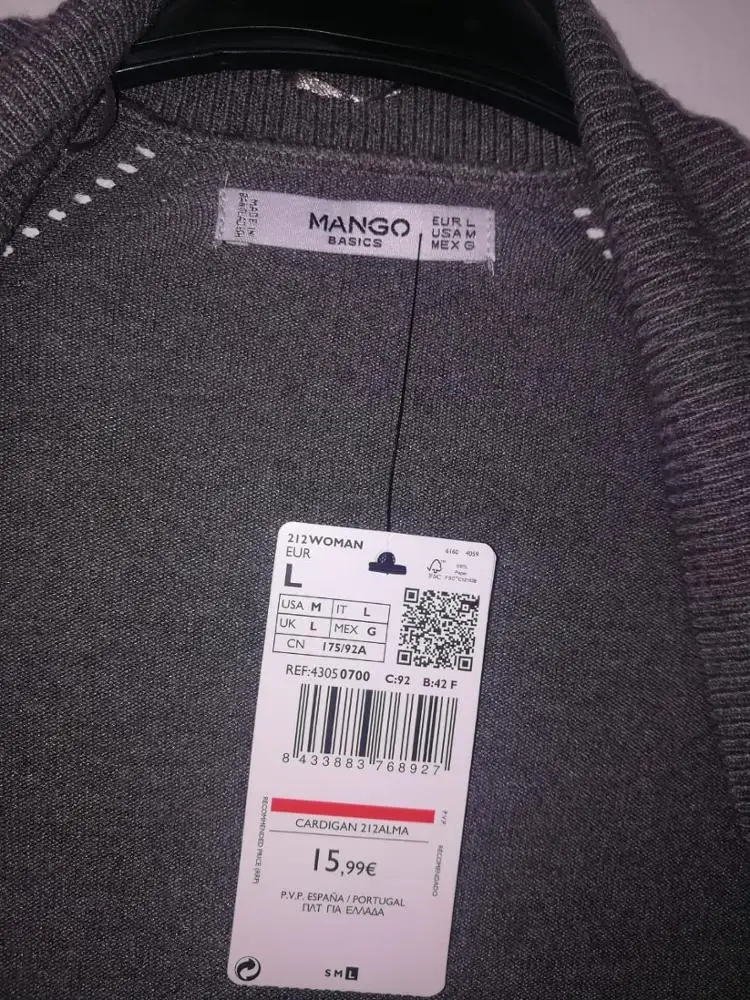 Bangladesh Garments Stock Lot Long Sleeve Open Cardigan Sweater for Women Ladies Casual Outwear Top Knitted Jumper Autumn Season