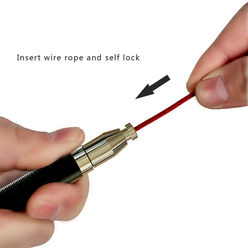 
New Designed Double Bearing Rope Handle Jump Rope Fitness Training Adjustable skipping rope 