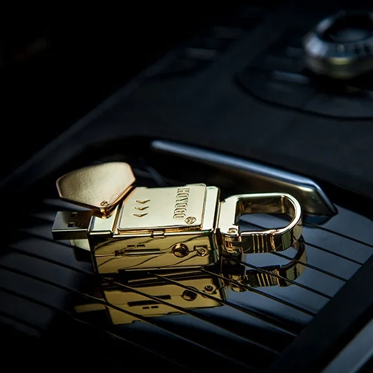 Wholesale Multifunction Rechargeable Electronic Windproof LED USB Keychain Cigarette lighter