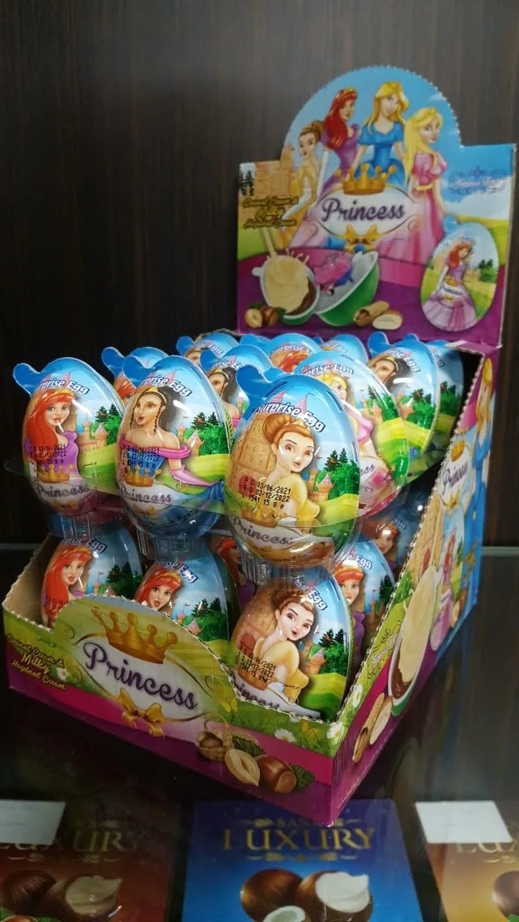 High Quality Compound chocolate cream Surprise Egg