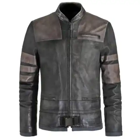 
Motorbike Leather Casual Jacket For Men 2021 New Model. 