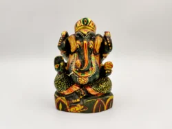 Labradorite Painting Ganesh Lord Ganesha Vinayaka Ganapati Statue carving labradorite stone