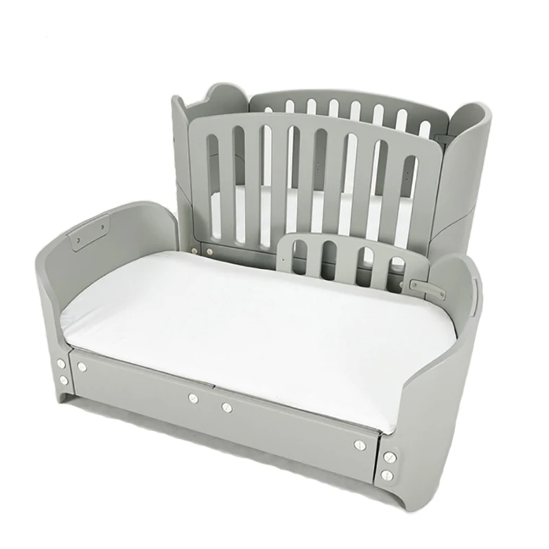 Double Usage Adjustable Plastic Swing Baby Crib Baby Crib Luxury Cradle Mattress