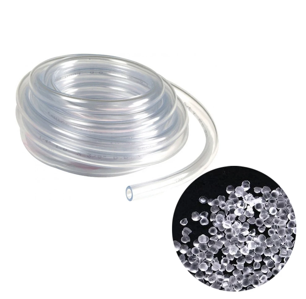 Прозрачная гибкая ПВХ-гранула ПВХ-соединение для экструзии прозрачной трубы