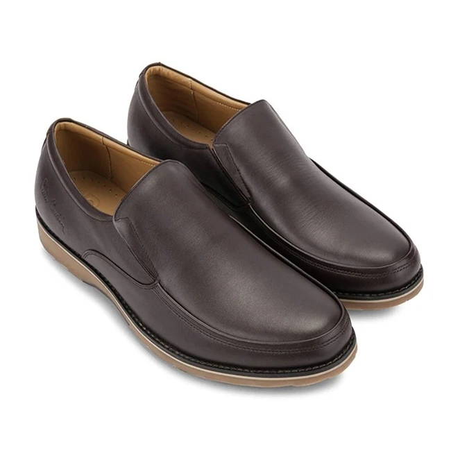 Высококачественная повседневная обувь без шнуровки мужская ручной работы из натуральной кожи во Вьетнаме