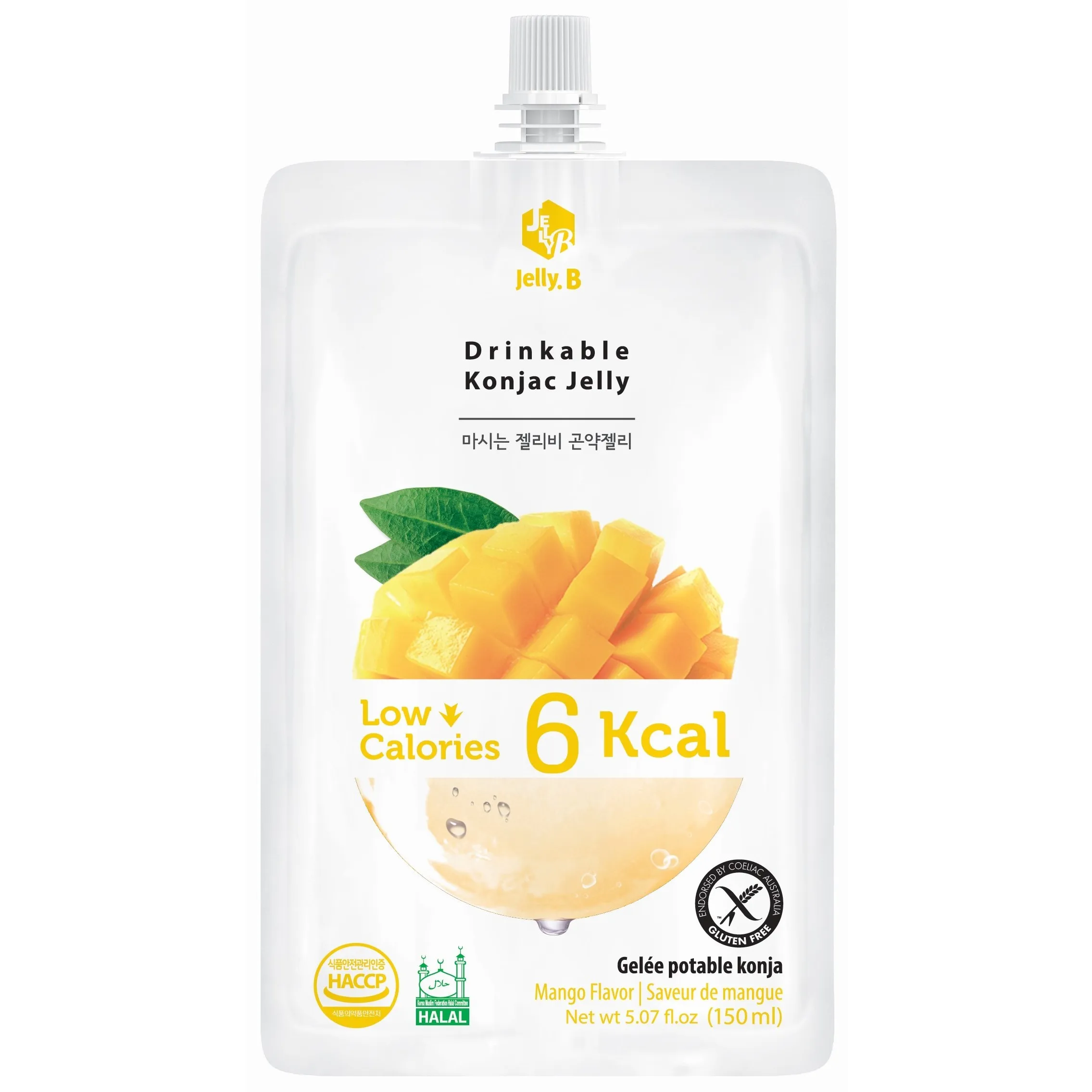  Drinkable Konjac Jelly Brand 150 мл (черника личи Чеджу мандарин виноград яблоко зеленый персик арбуз Манго)