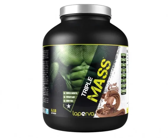 
Premium quality food supplement mass gainer whey protein powder mass gainer for muscle growth by laperva Chocolate flavor 6.1 lb 