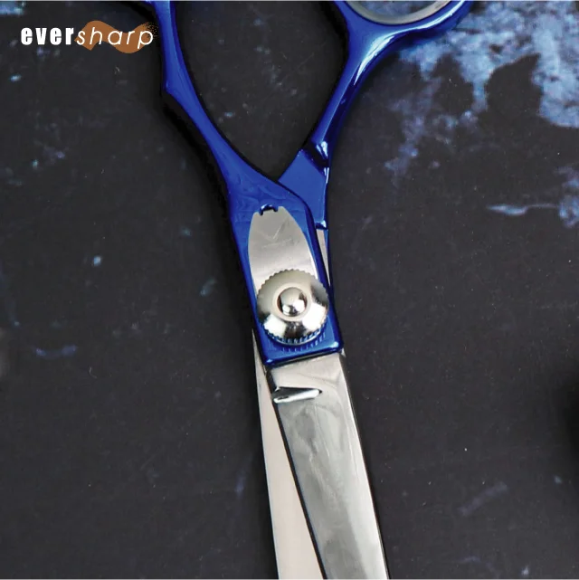 High Quality OEM ODM Hairdressing Scissors Stainless Steel Barber Scissors with Steel Handle Sharp Straight Blade