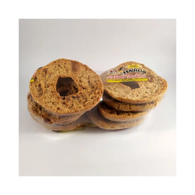Top Quality Freselle Durum Wheat Made in Italy Artisanal Wholemeal Crust gr 400 - Healthy Snacks - Salty Flavour
