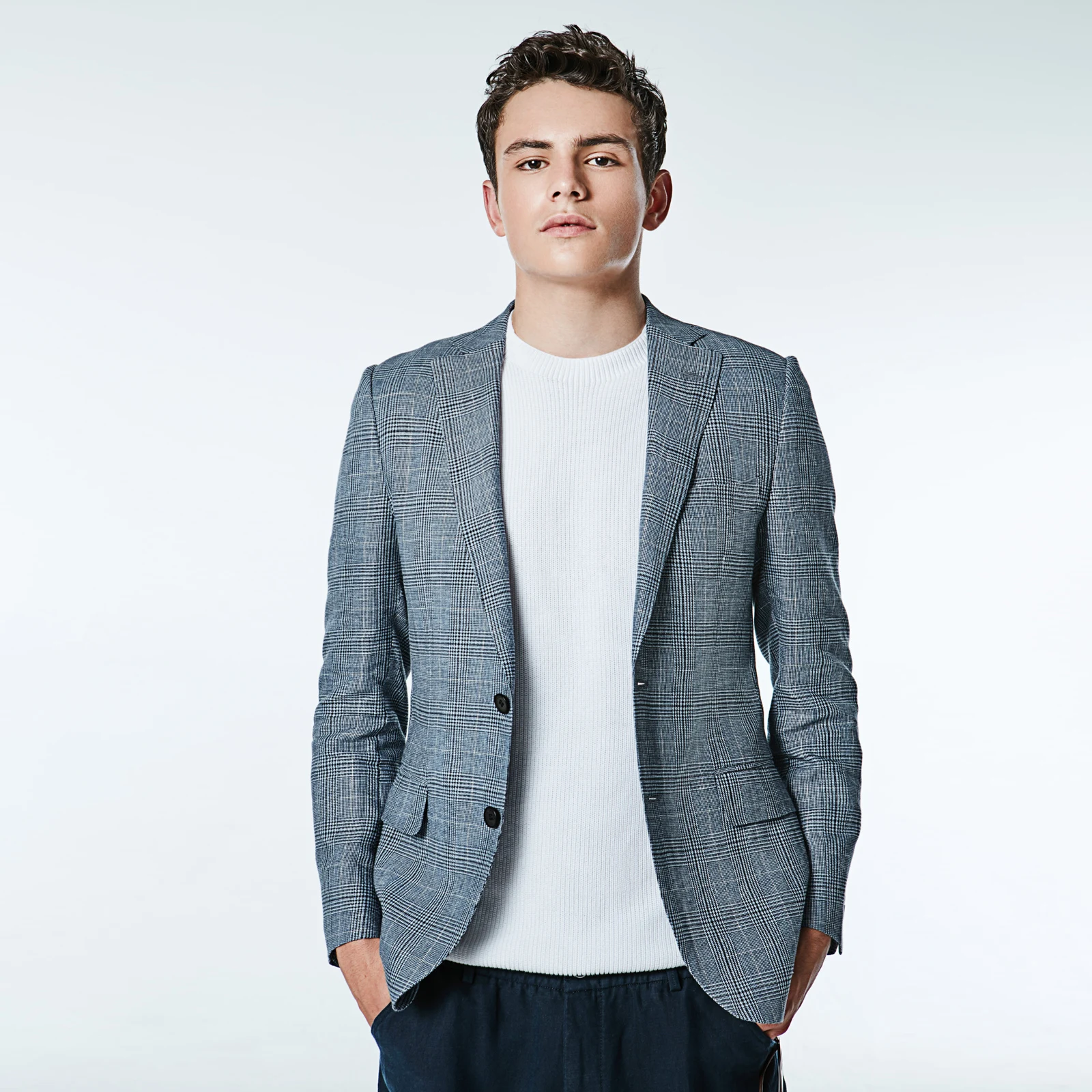 Factory Supplier Direct Sales Plus Size 100% Wool Fabric Formal Business Daily Men Jacket Suit