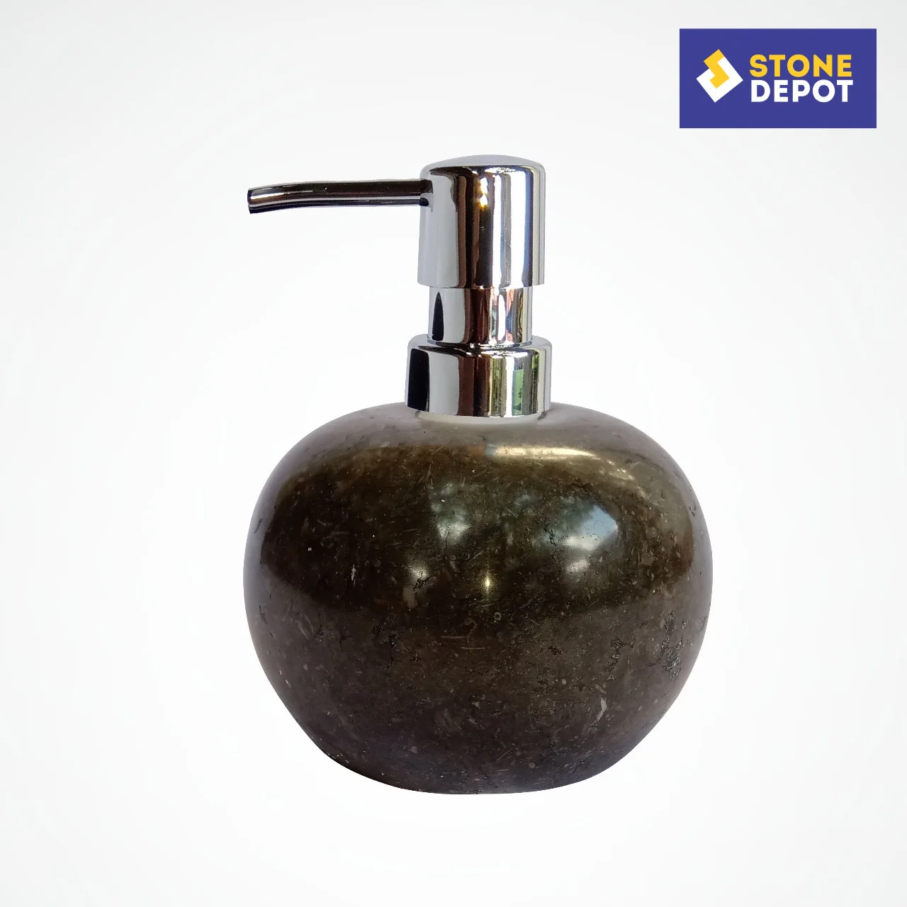 Petrified Wood Stone Soap Dispenser Liquid - Bali Petrified Fossil Wood Stone Soap Dispenser for Hotel