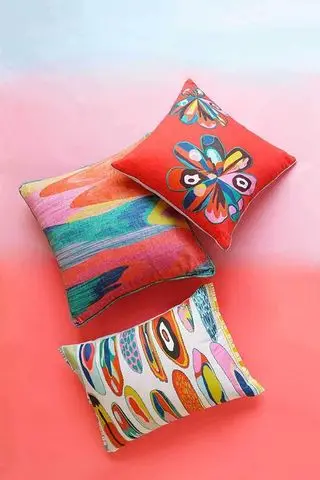  Новейший чехол для подушки из хлопка красная сатиновая полет фантазии в дом