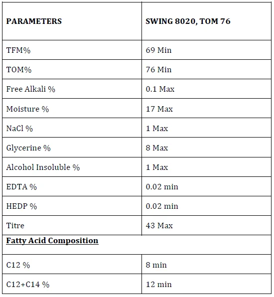 Wholesale Supplier of High Quality 76% TOM 8020 Soap Noodles for Beauty, Toilet, Bar Soap Production from Malaysia / Indonesia