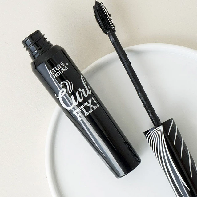 Etude house lash perm curl fix mascara Private Label OEM ODM make up Korean Cosmetics Korean makeup vegan color facial mascara