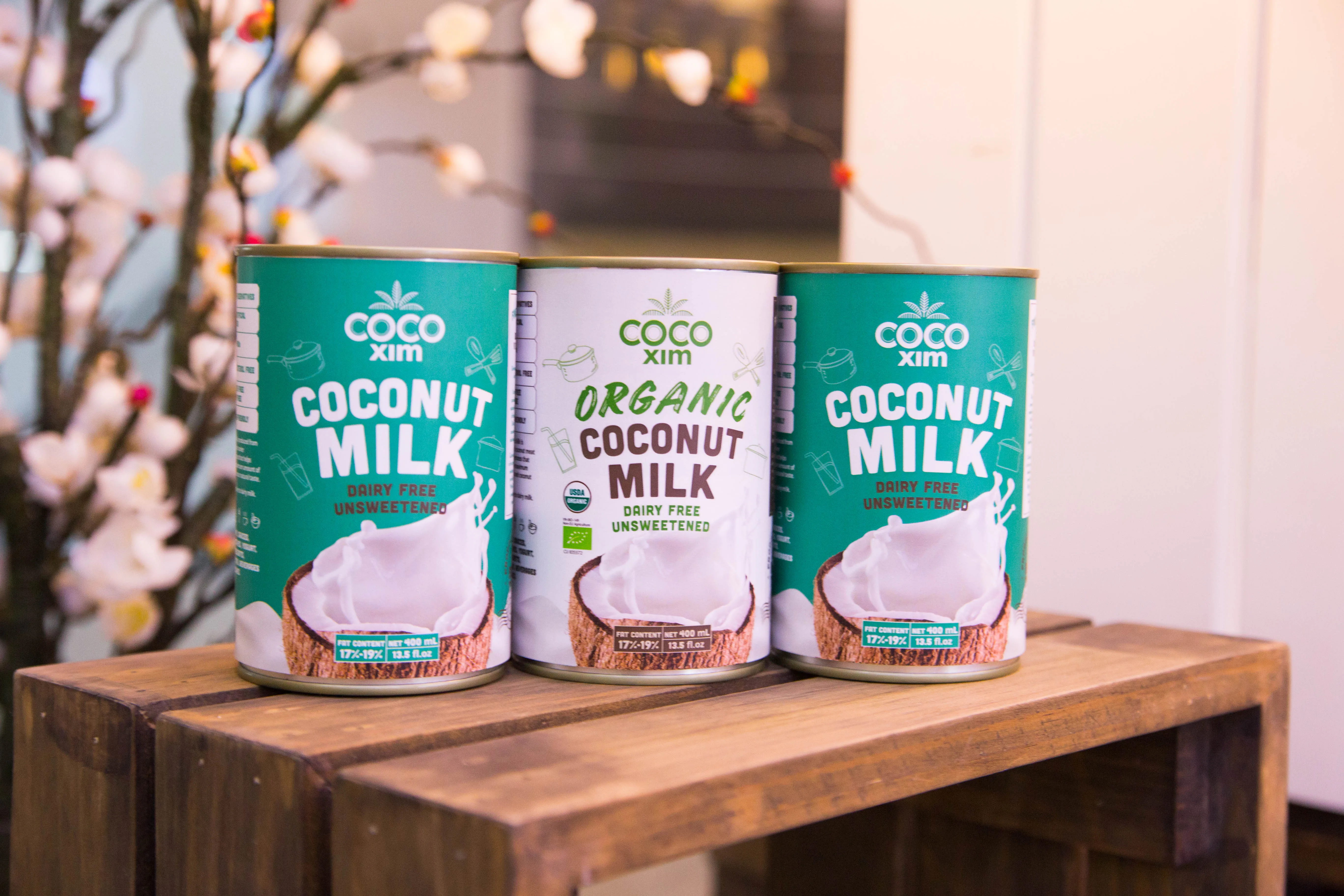 ORGANIC COCONUT MILK - UHT COCONUT MILK FRESH 100% NO ADDITIVES - TIN CAN AND PAPER AVAILABLE +84968617723