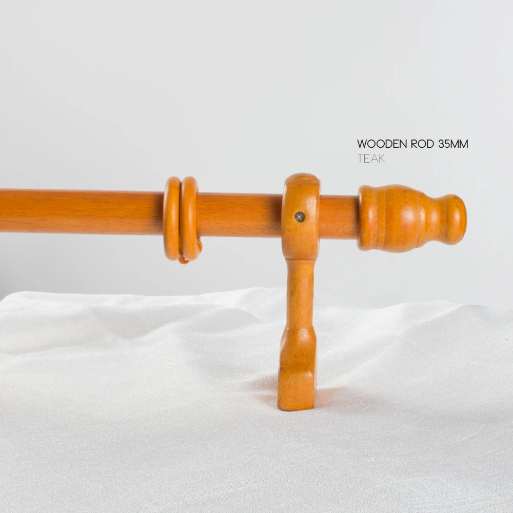 35mm Wooden curtain Rod