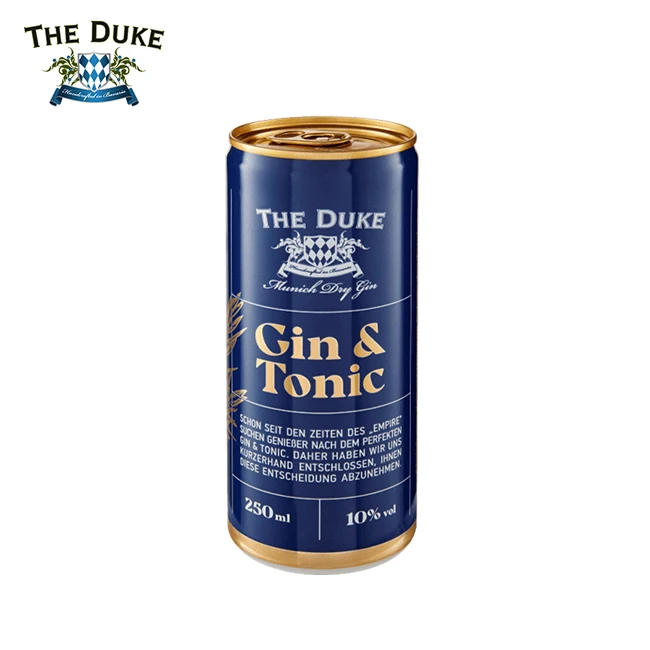 Factory Direct Supply Wholesale Liquor Vendors The Duke Munich Dry Gin and Tonic