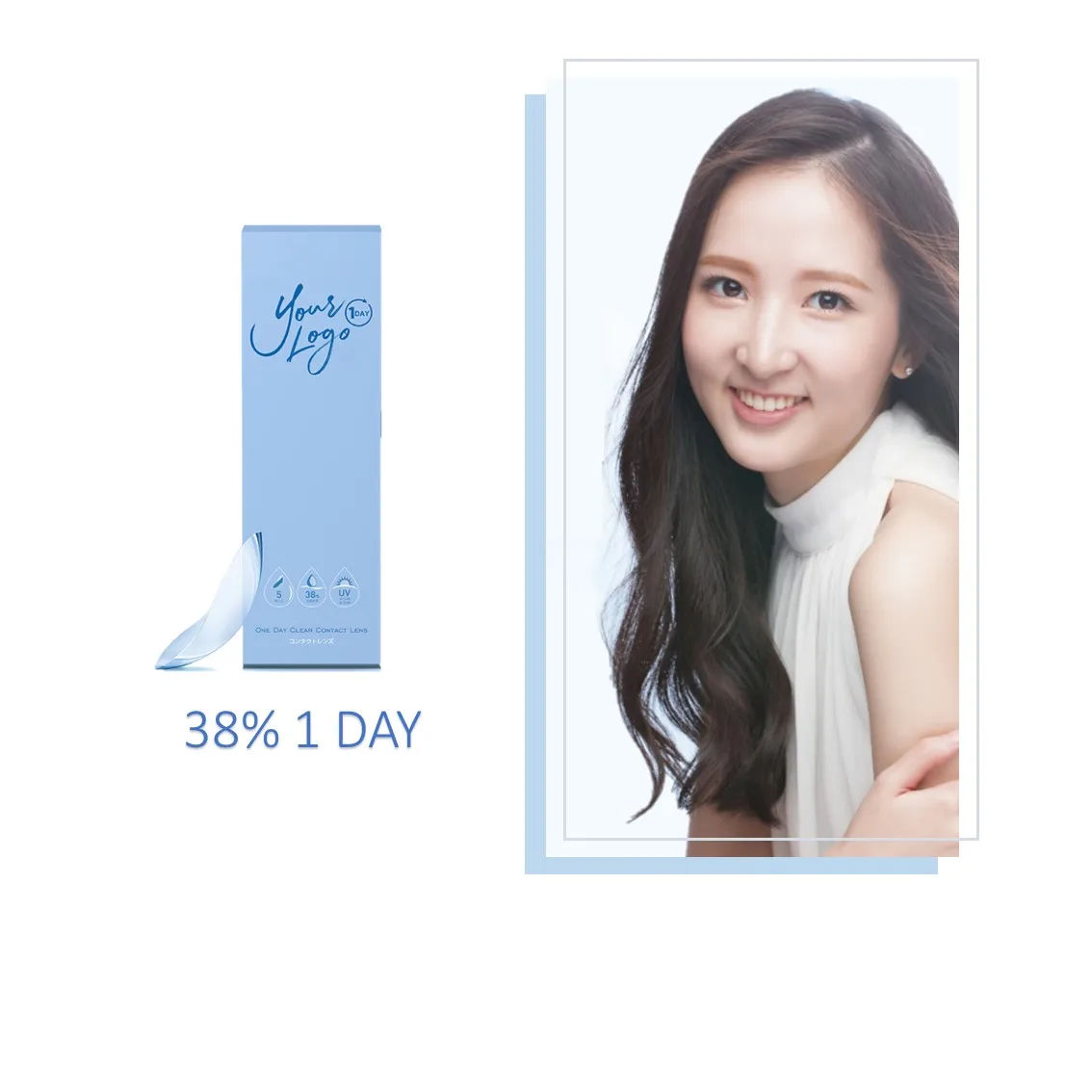 
Factory Price Good Quality Refreshing Clear Soft Lenses 