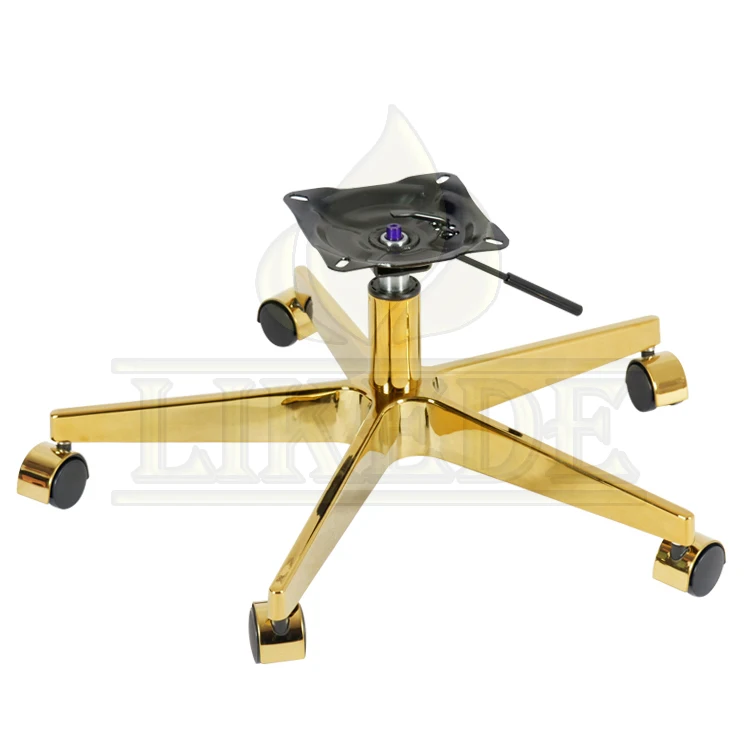 New executive chair leg gold office chair parts components gold sofa legs