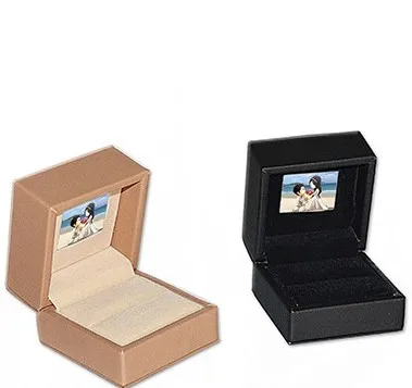 Special Wedding Ring Box with Video Player Proposal 2.4, 2.8, 4.3 inch LCD Screen Video Greeting Gift Box Video Box with Screen