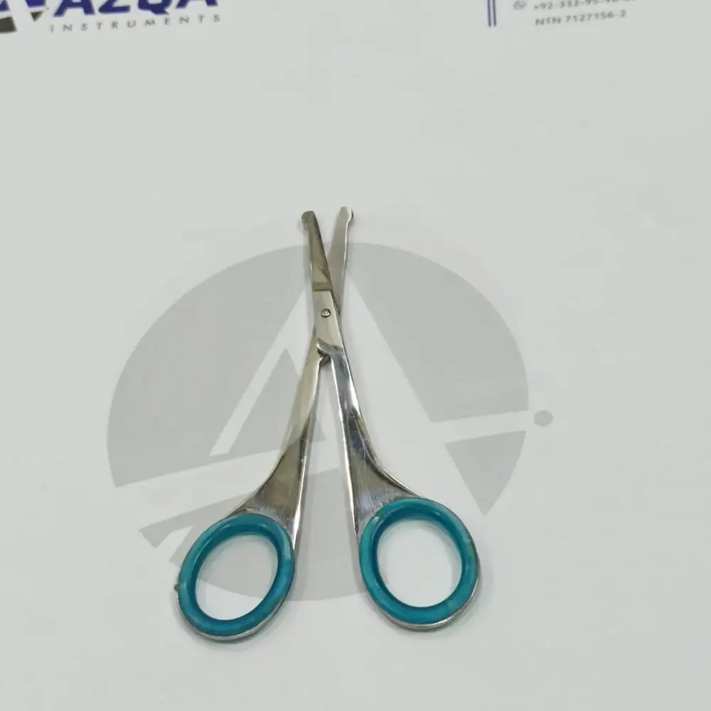 Professional Nose Hair Cutting and Baby Care Nail Scissors Stainless Steel Made Shears