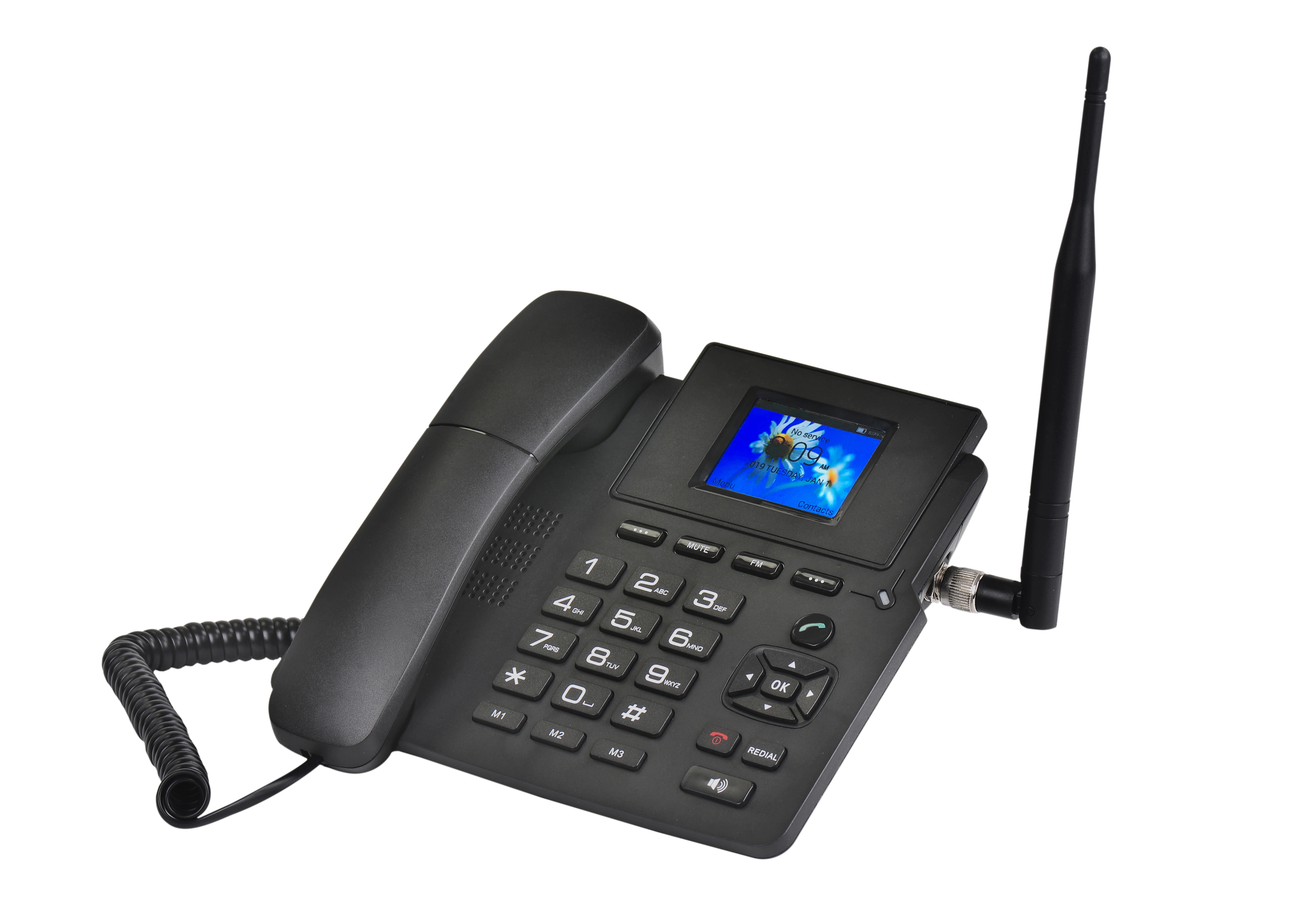 low cost 4G LTE Fixed Wireless Phone with WiFi Hotspot and SIP VoIP Phone calls (optional color display)