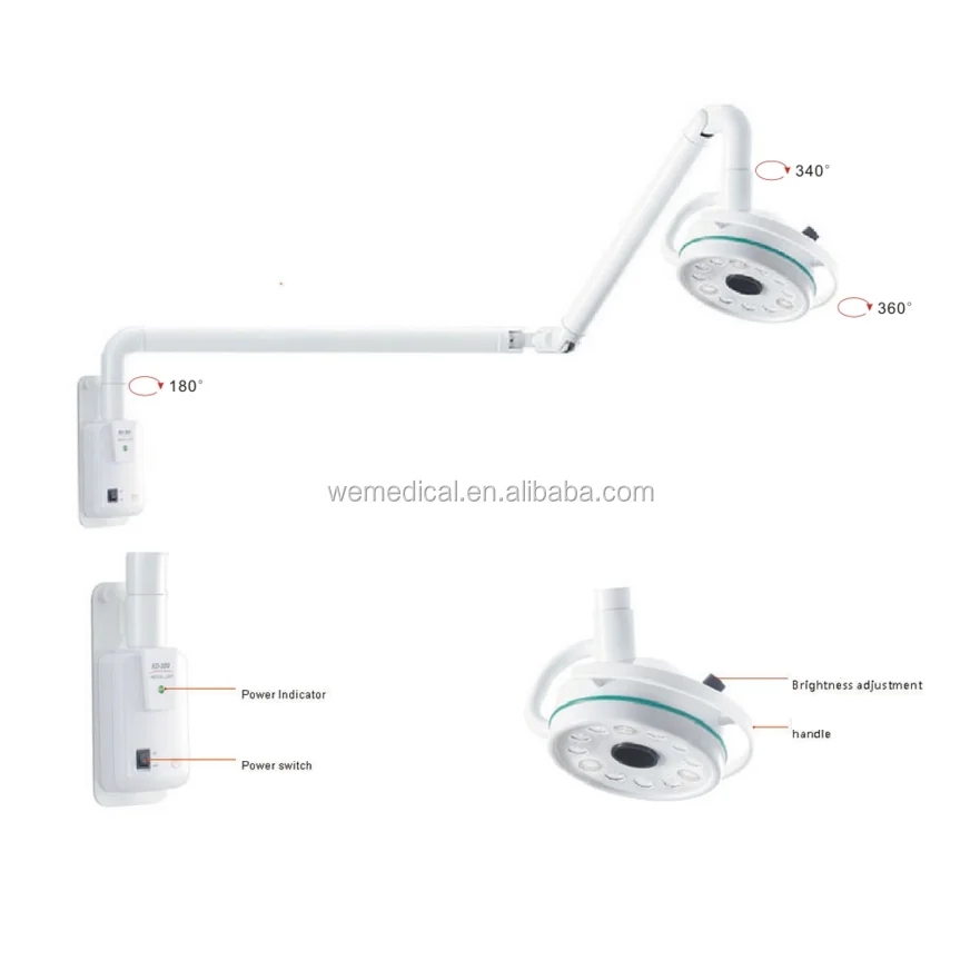 Hospital veterinary led surgery lamp pet shadowless operating lamps