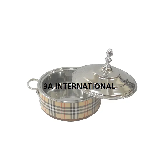 Верхний трендовый декоративный горячий горшок ручной работы для роскошного обеденного стола изолированный сервировочный еды по низкой цене