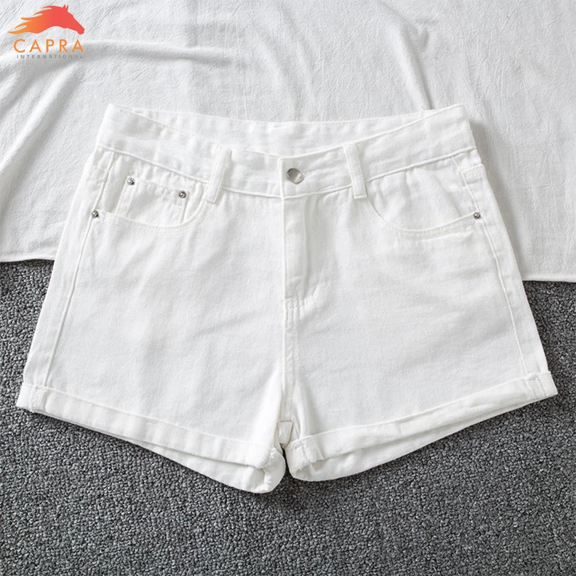 High Waist Denim Shorts Women Plus Size Fashion New Casual Slim Jeans Short Washed Sexy Female Summer Denim Shorts