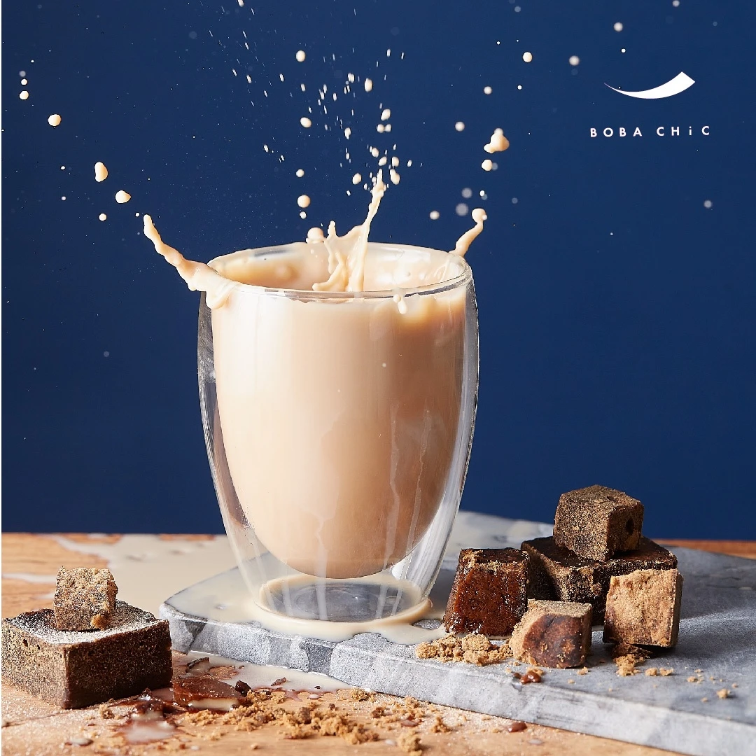 BOBA CHiC Mellow Okinawa Brown Sugar Instant Milk Tea 100% made in Taiwan for Bubble Boba tea