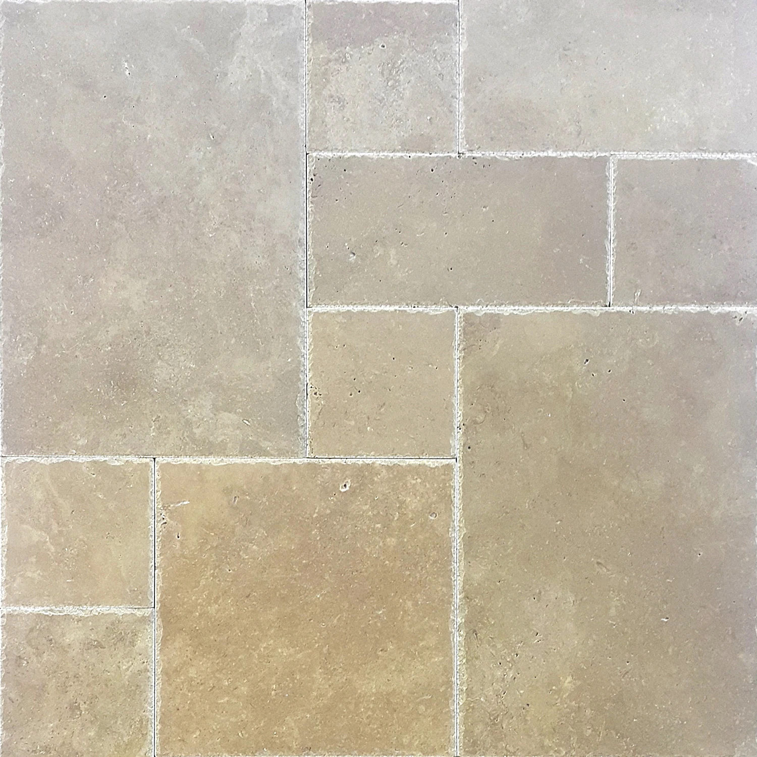 2023 Noche Travertine Tiles cut to size New Arrival Premium Quality Natural Stone French Pattern Set Made in Turkey Cem-FPT-04