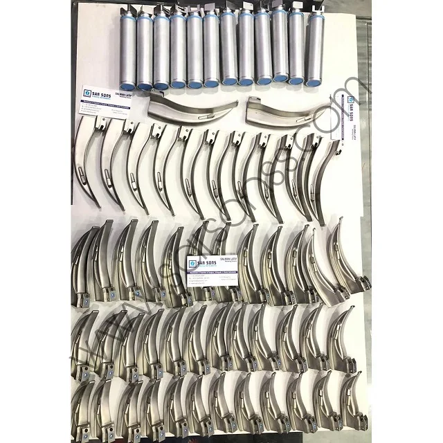 Ларингоскоп Macintosh с 4 лезвиями набор Ларингоскопа основные хирургические инструменты лезвия