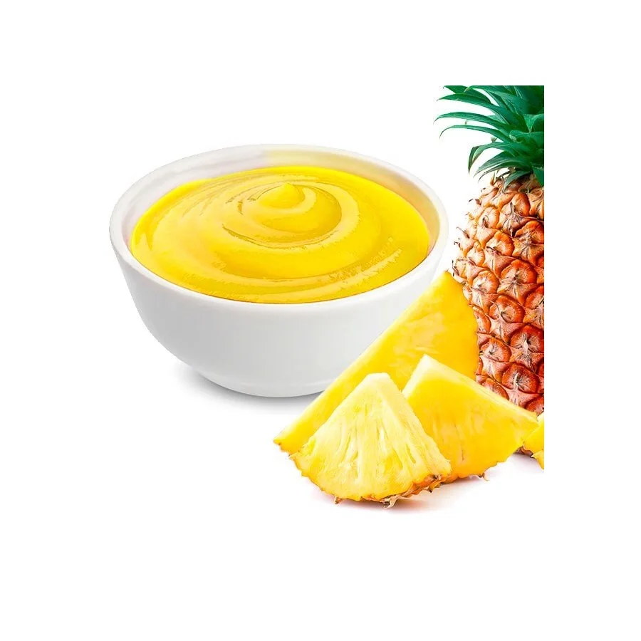 HACCP & ISO Certificated 24 Months Shell Life Sterilized Sweet Taste Sugar-Free Frozen Pineapple Puree Origin From Vietnam