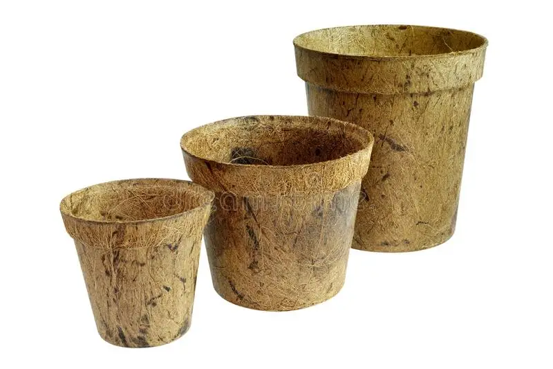 HIGH QUALITY Coco Pots/ Coco Coir Pots/Coconut Coir Fiber Pots