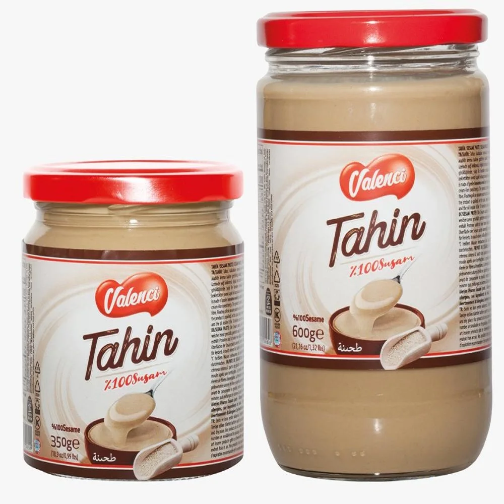 Wonderful - TAHINI   100% SESAME PASTE HALVA WITH COCOA AND PISTACHIO TAHINI HALAL  FROM TURKEY